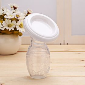Full Silicone Breast   Breast Milk Collector (Color: White)
